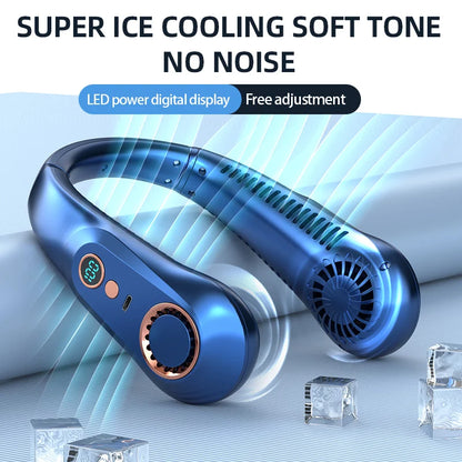 Portable Mini Hanging Neck Fan 3000mAh