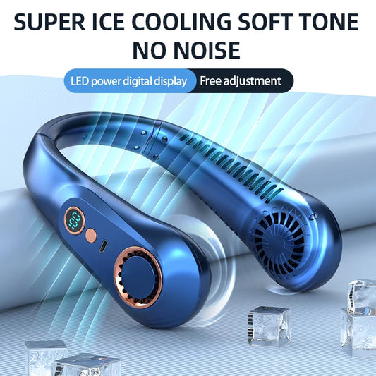 Portable Mini Hanging Neck Fan 3000mAh