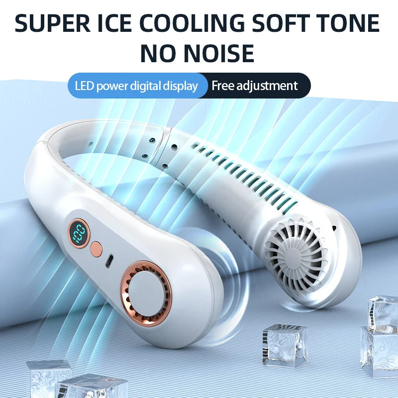 Portable Mini Hanging Neck Fan 3000mAh