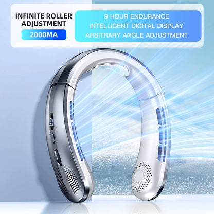 Portable Mini Hanging Neck Fan 3000mAh
