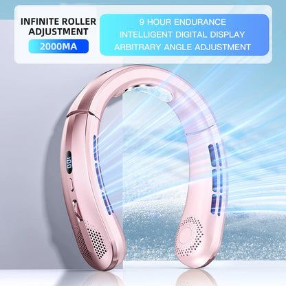 Portable Mini Hanging Neck Fan 3000mAh