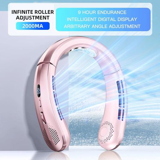 Portable Mini Hanging Neck Fan 3000mAh