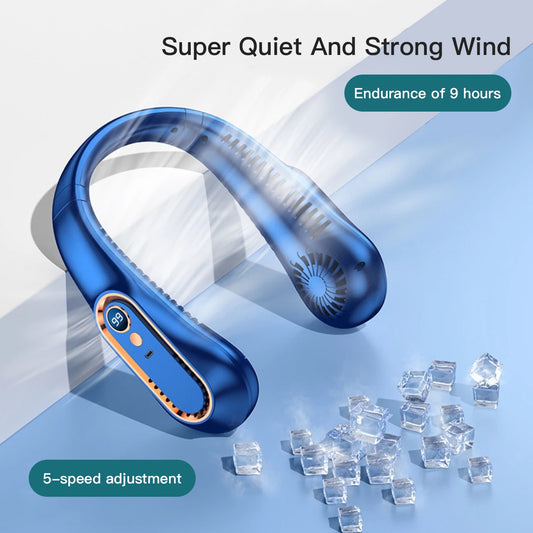 Portable Mini Hanging Neck Fan 3000mAh
